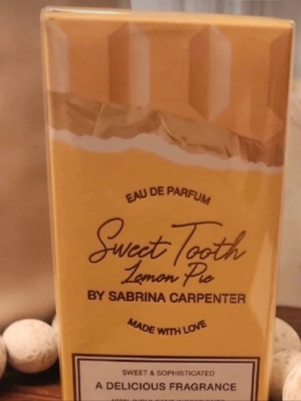 NIB Sweet Tooth Lemon Pie Eau de Parfum by Sabrina Carpenter - Yellow